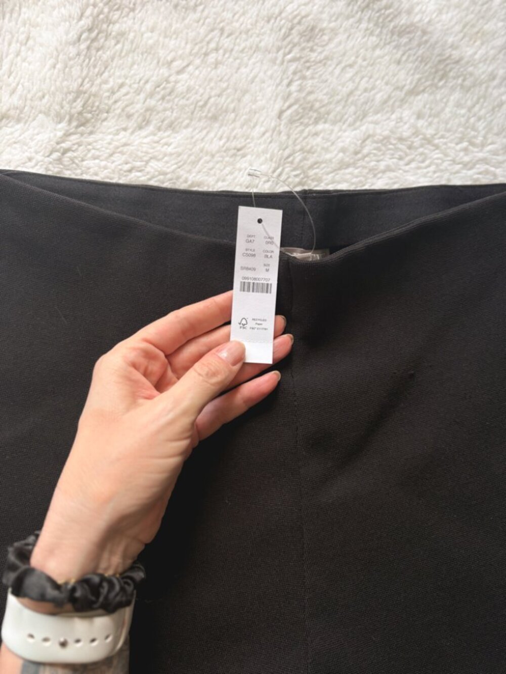 J.Crew Black Sweater Pants Wide Leg Knit Size M NWT - Picture 3 of 6